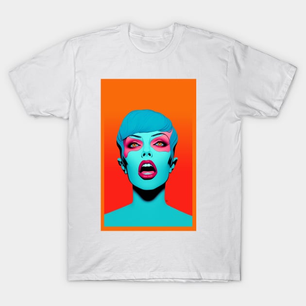 Amazing Martian drag T-Shirt by So Red The Poppy